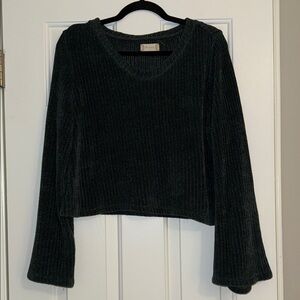 Altar'd State Deep Green Textured Sweater